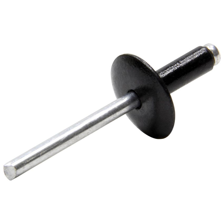 ALLSTAR PERFORMANCE ALL18053 Lg Hd Rivet Black Alum 250pk
