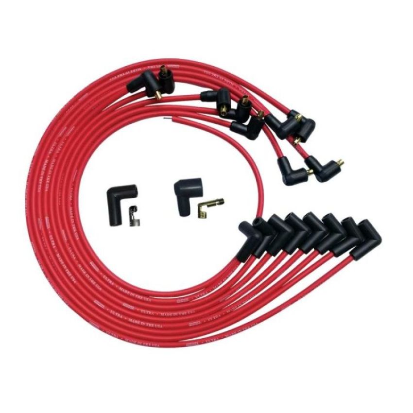 MOROSO MOR52029 Ultra Plug Wire Set SBC Under V/C Red