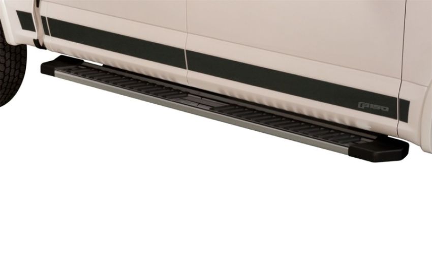Putco 9751465BPFD 17-20 Ford SuperDuty Super Cab 8ft Box - 12pcs - 4.25inBlack Platinum Rocker Panels