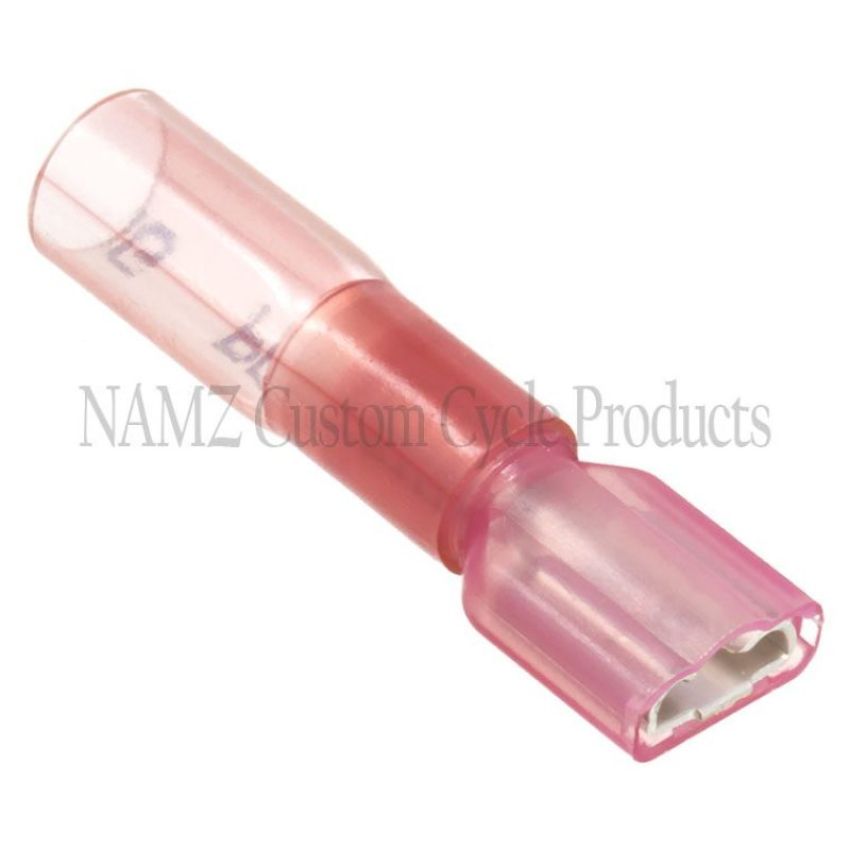 NAMZ NIS-19164-0017 Heat Sealable .25in. Female Quick Disconnect Terminals 22-18g (25 Pack)