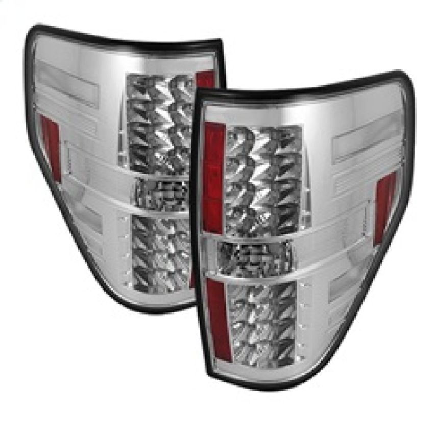 SPYDER 5008404 LED Tail Lights - Chrome