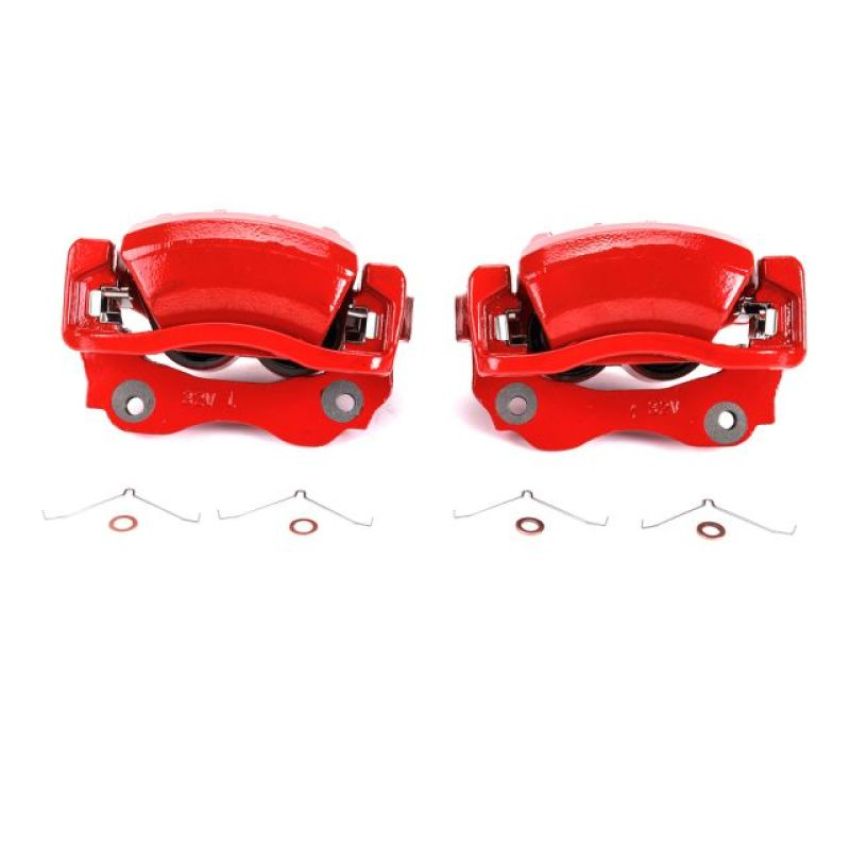 PowerStop S2778 Red Powder Coated Calipers