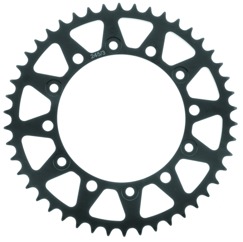 BikeMaster 965120 Honda Rear Steel Sprocket 520 47T - Black