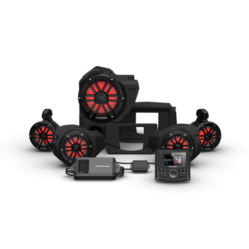Rockford Fosgate UTV RZR14-STG4 Rockford Fosgate 14+ RZR Stage-4 Audio System (Gen-3)