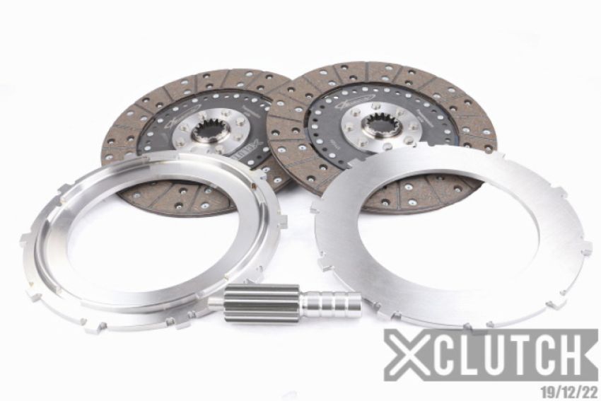 XCLUTCH XMS-230-TY02-2G-XC Toyota 9in Twin Solid Organic Multi-Disc Service Pack
