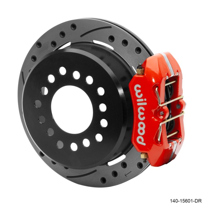 Wilwood 140-15601-DR Dynapro Low-Profile 11.00in P-Brake Kit Dust Seal 2.36in Offset - Red