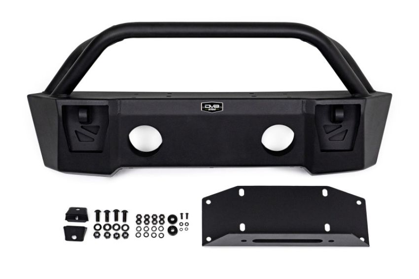 DV8 Offroad FBJL-04 07-22 Jeep Wrangler JK/JL Pocket Front Bumper
