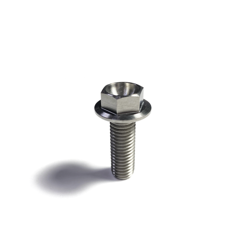 Ticon Flanged 6 Point Hex Titanium Bolt M10x20x1.25TP 14mm