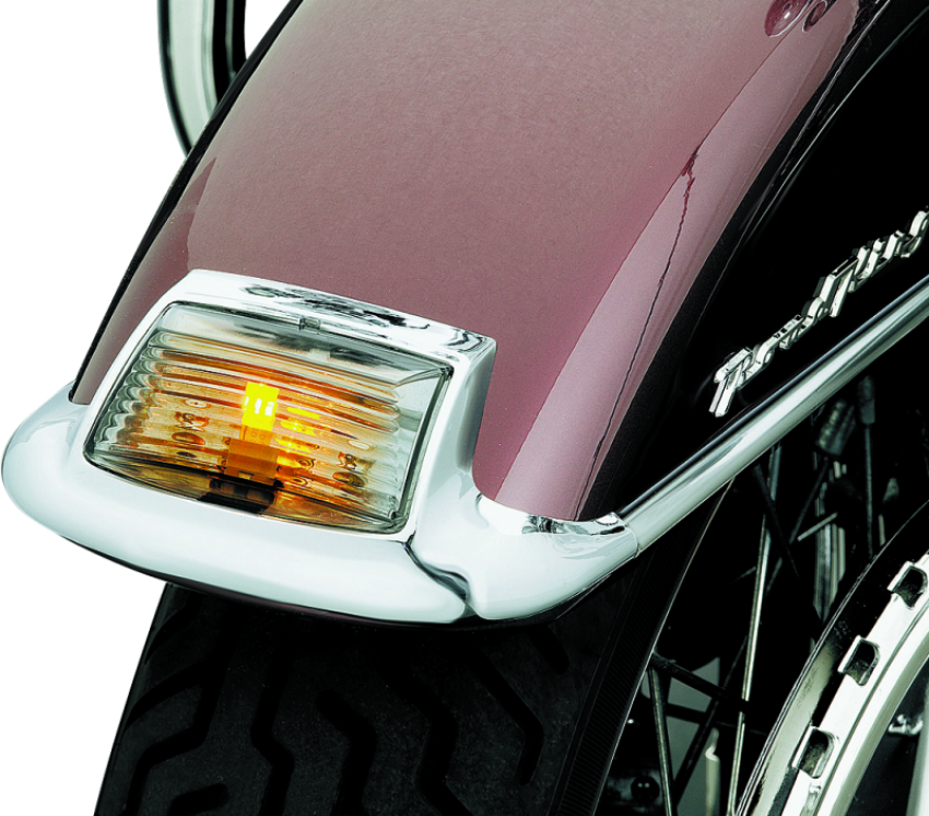 Kuryakyn 4824 Front Smoke Fender Tip Lens With LED