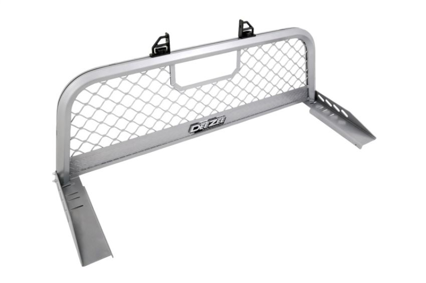 Dee Zee DZ95072R Deezee 17-23 Ford SuperDuty Cargo Management Cab Rack - Silver Mesh