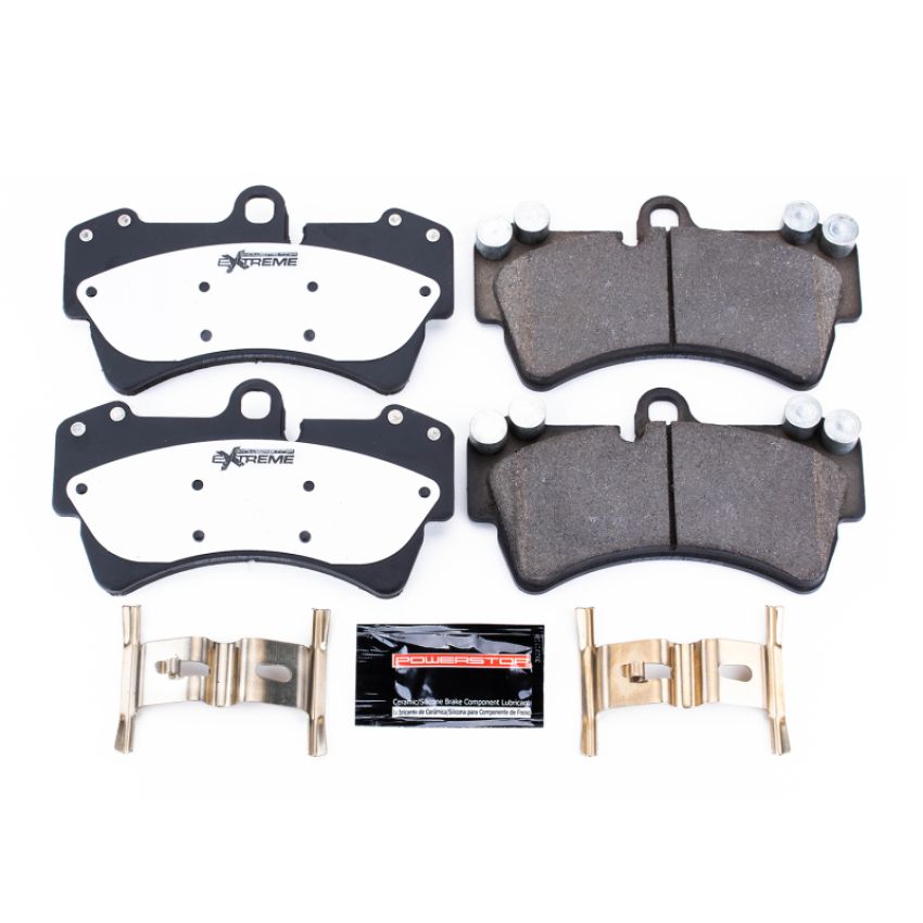 PowerStop Z26-977 PowerStop - Z26 Performance Carbon-Fiber Ceramic Brake Pads with Hardware Kit