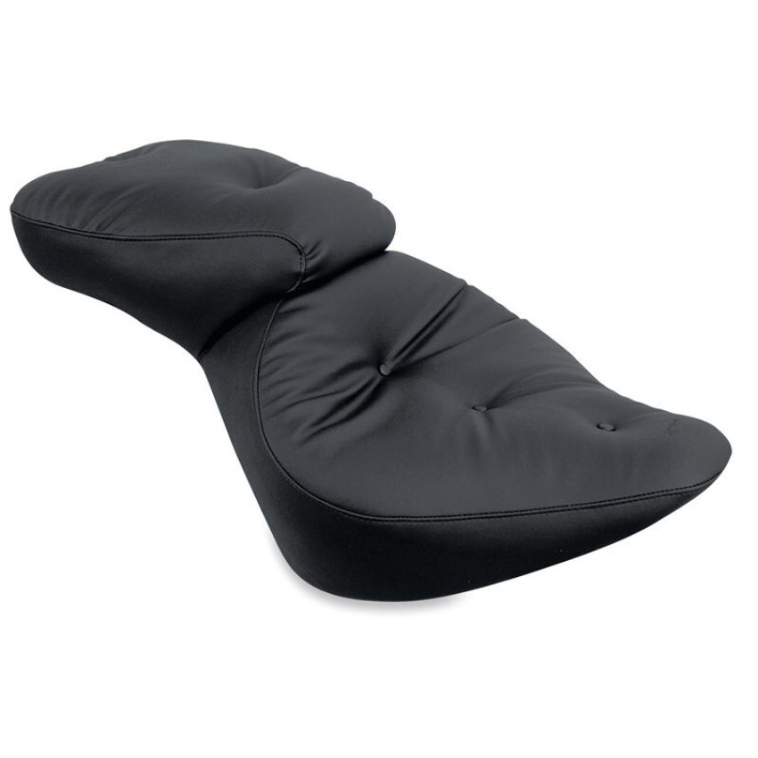 Mustang Motorcycle 76405 Mustang 06-17 Harley Softail Wide Tire (200mm) Wide Touring 1PC Seat Regal - Black