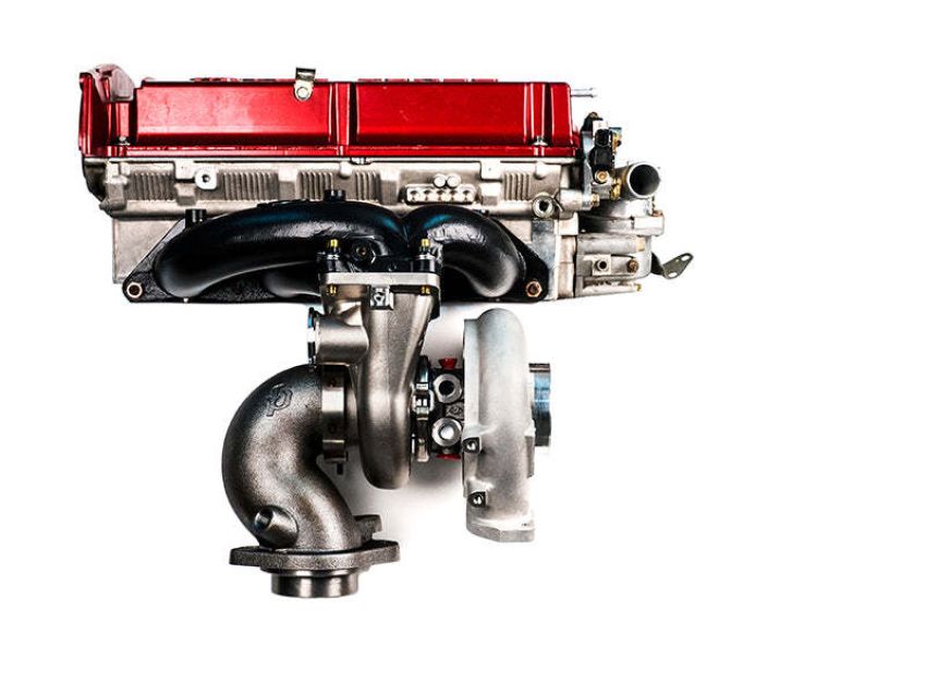 Forced Performance 2005064 Mitsubishi Evo 9 Black Turbocharger Journal Bearing MHI Turbine Hsg w/18PSI WG