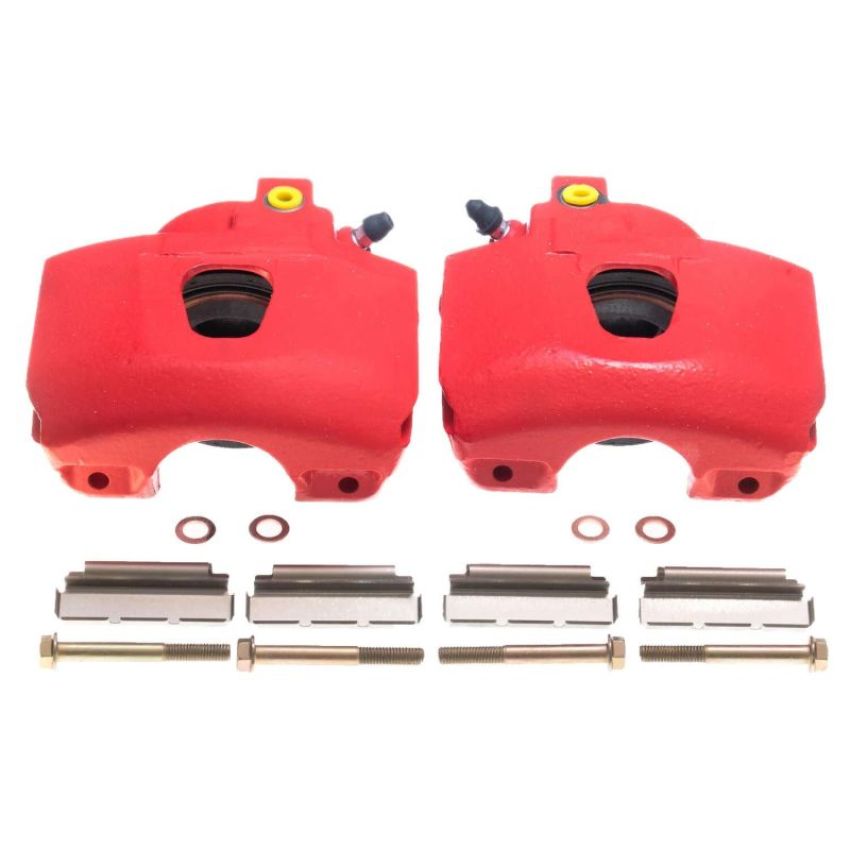 PowerStop S4390 Red Powder Coated Calipers