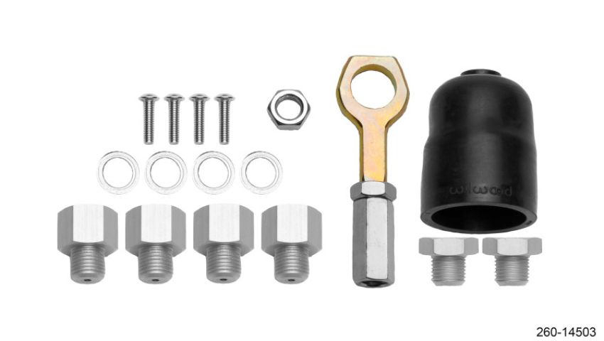 Wilwood 260-14503 Hardware Kit Tandem Master Cylinder - 7/8in & 15/16in Bore Mustang