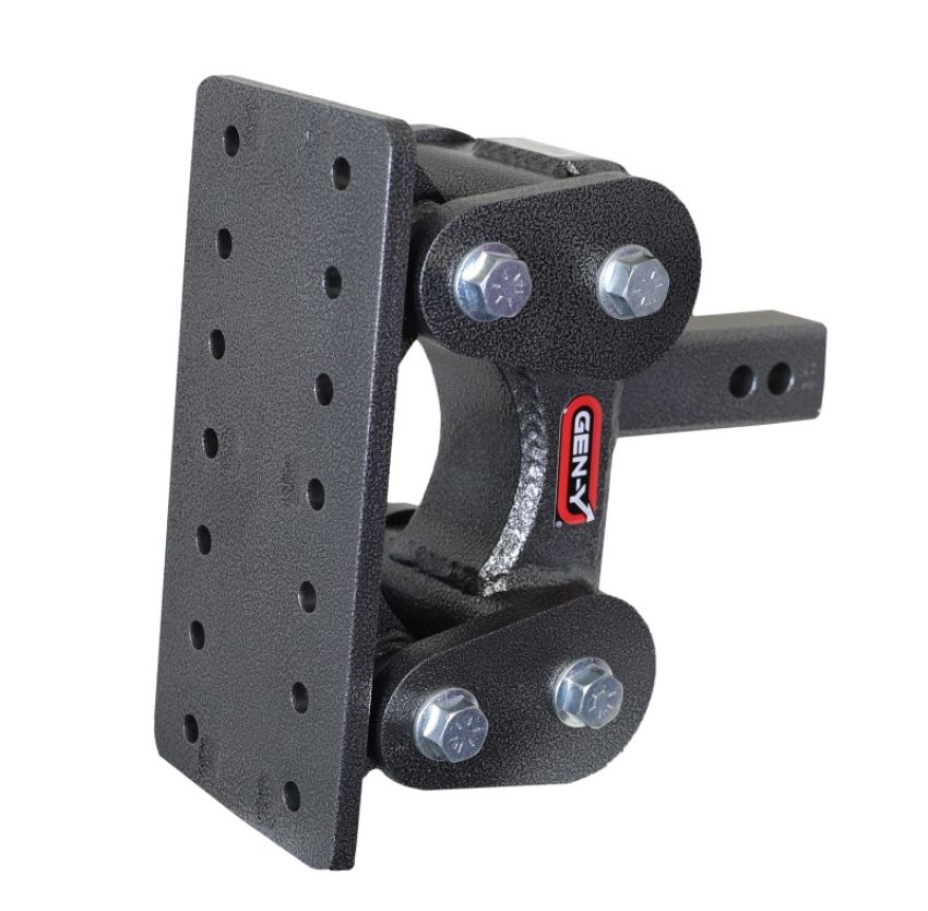 GEN-Y Hitch GH-1201 Gen-Y The Boss Torsion-Flex Pintle Plate 2in Shank 5.5in Drop 1.7K TW 16K Hitch
