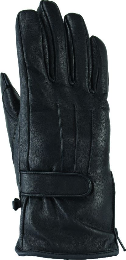 Kuryakyn 094517 Leather By River Road Taos Cold Weather Gloves Black Womens - Medium