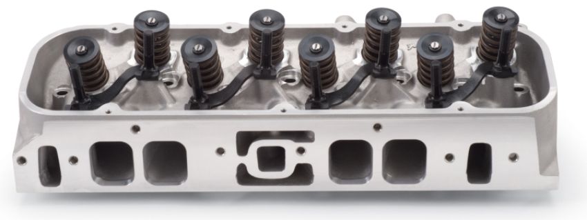 Edelbrock 50459 Cyl Head E-Street BB Chevy Oval Port Complete Single