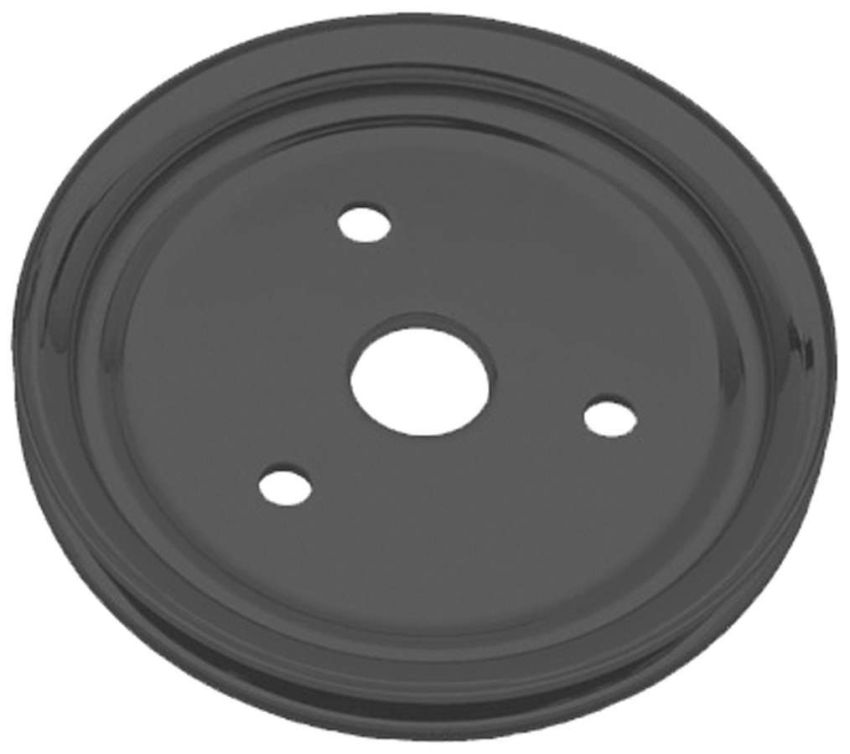 TRANS-DAPT TRA8602 SBC SWP Crankshaft Pulley 1 Groove Black