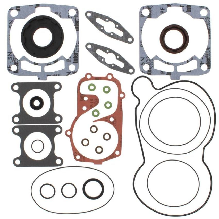 Vertex Pistons 711298 Vertex Gaskets 2007 Polaris 600 Cleanfire Switchback EFI Complete Gasket Kit w/ Oil Seals