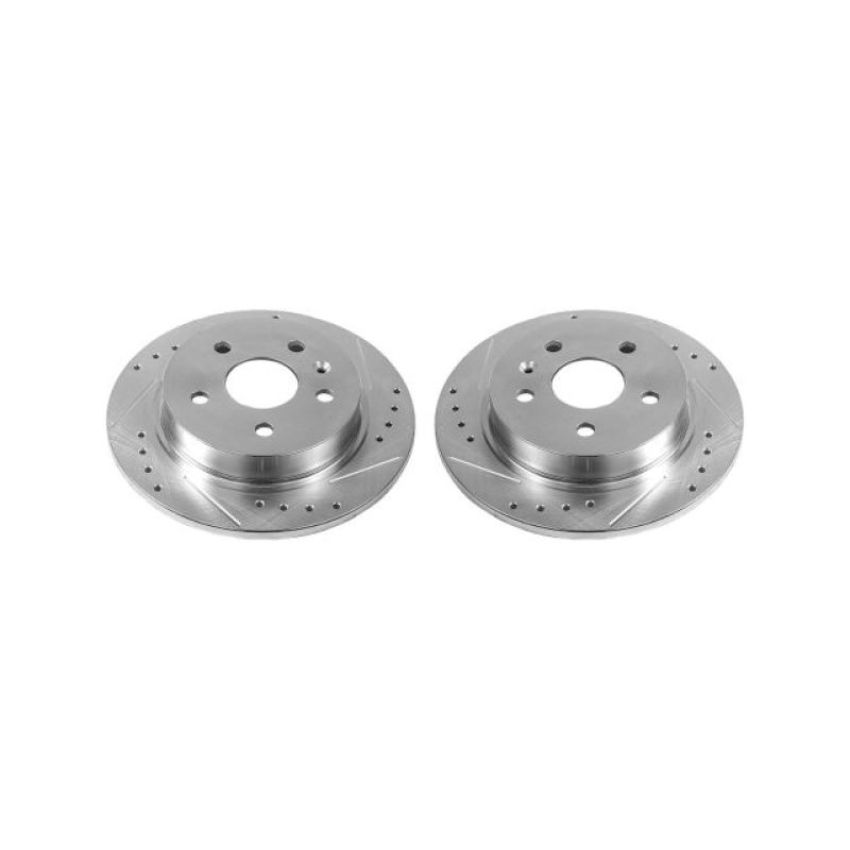 PowerStop AR82139XPR PowerStop Evolution Performance Drilled, Slotted & Plated Brake Rotor Pair