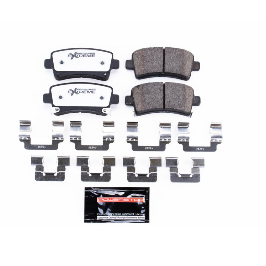 PowerStop Z26-1430 PowerStop - Z26 Performance Carbon-Fiber Ceramic Brake Pads with Hardware Kit
