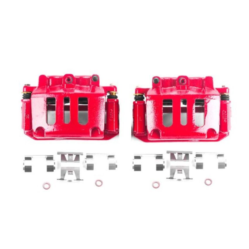 PowerStop S4734 Red Powder Coated Calipers