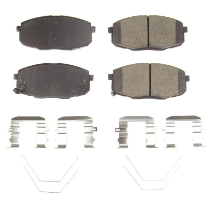 PowerStop 17-2035 PowerStop - Z17 Low-Dust Ceramic Brake Pads with Hardware