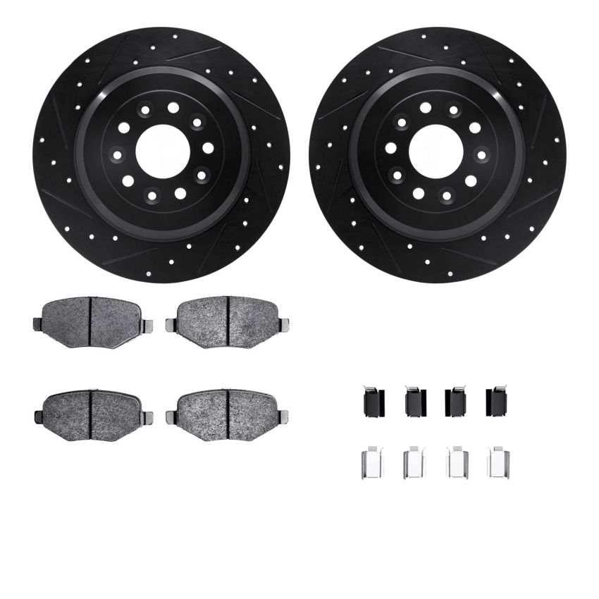 Dynamic Friction 8512-54195 Rotor Kit