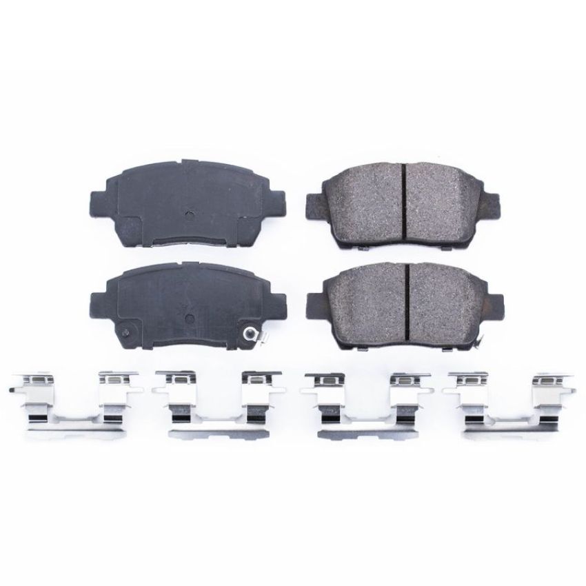 PowerStop 17-822 PowerStop - Z17 Low-Dust Ceramic Brake Pads with Hardware