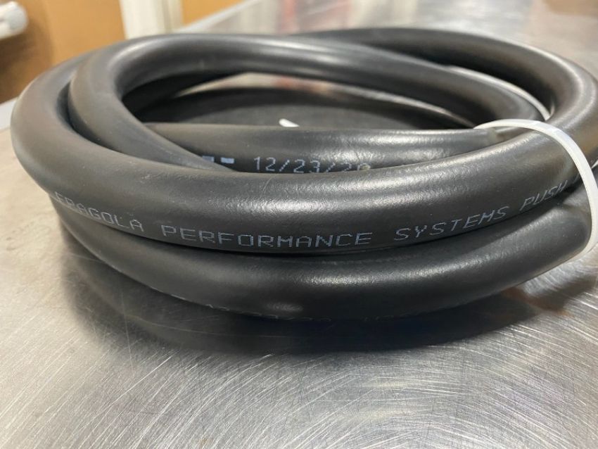 FRAGOLA FRG833006 #6 Push-Lite  Hose 3ft Hi-Temp - Black