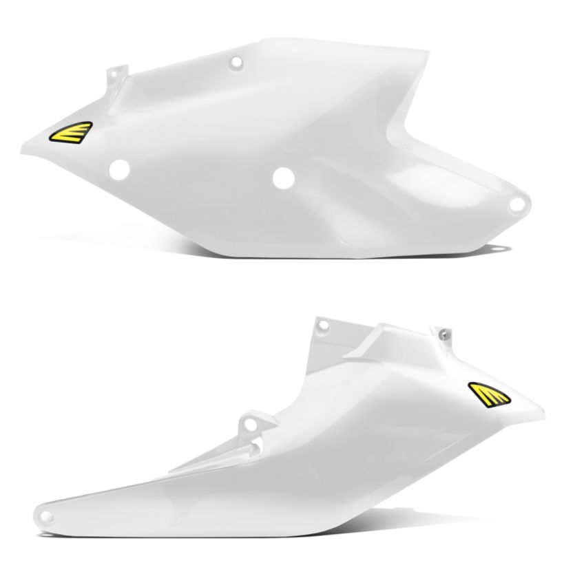 Cycra 1CYC-2555-42 16-19 KTM 125-450 SX/XC/SX-F/XC-F/XC-W/XCF-W/EXC-F Side Number Panel - White
