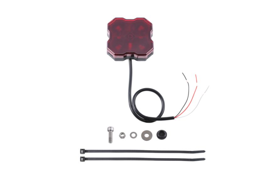 Diode Dynamics DD7431 Stage Series Single Color LED Rock Light - Red Hookup (one)