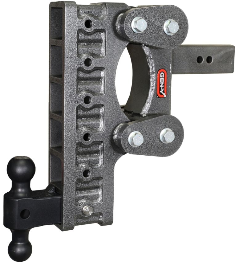 GEN-Y Hitch GH-1316 Gen-Y The Boss Torsion-Flex 2.5in Shank 12in Drop 2.4K TW 21K Hitch w/GH-061 Dual-Ball