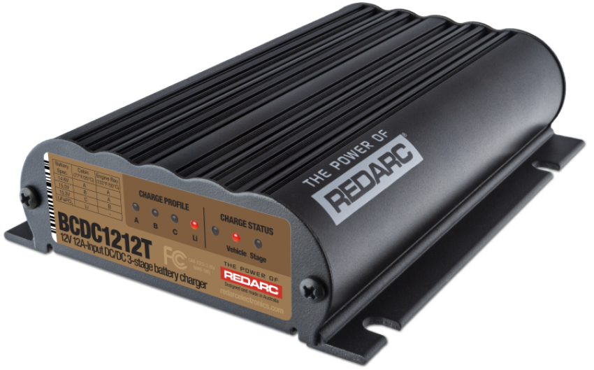 REDARC BCDC1212T 12V 12A In-Trailer DC-DC Battery Charger