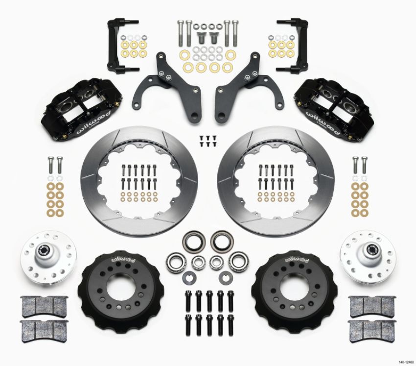 Wilwood 140-12460 Narrow Superlite 6R Front Hub Kit 12.88in 59-64 Chevy Impala / 63-64 Corvette