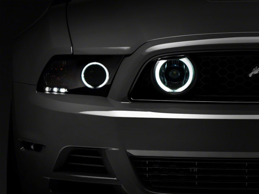Raxiom 49176 13-14 Ford Mustang GT CCFL Halo Fog Lights- Chrome
