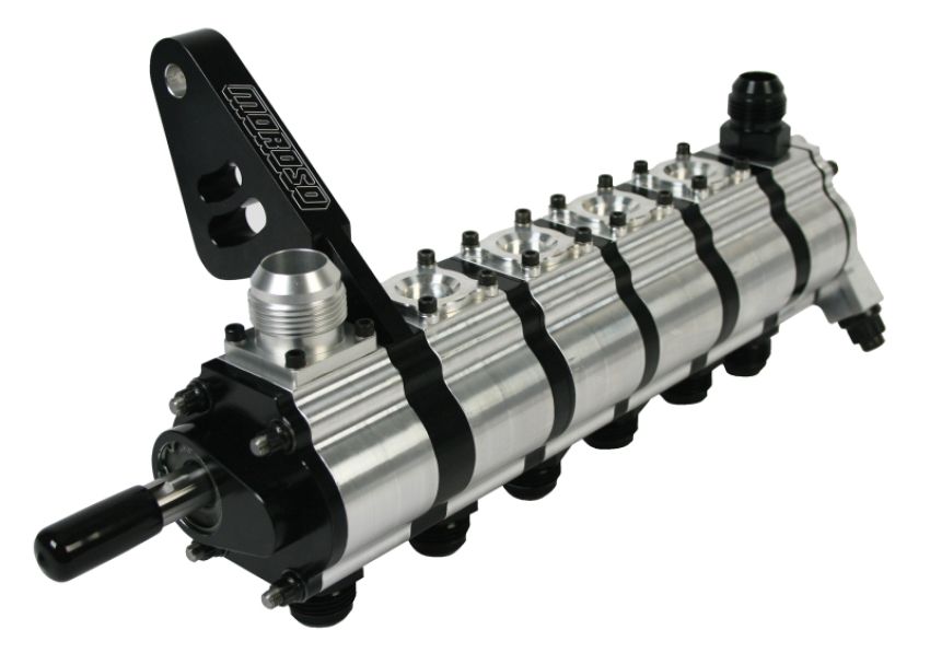 Moroso 22446 T3 Series Dragster 6 Stage Dry Sump Oil Pump - Tri-Lobe - Left Side - 1.200 Pressure