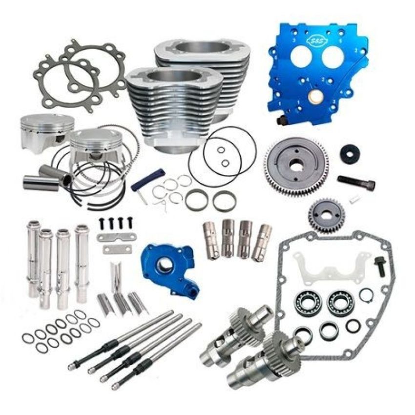 S&S Cycle 330-0663 99-06 BT 100in Power Package - Silver