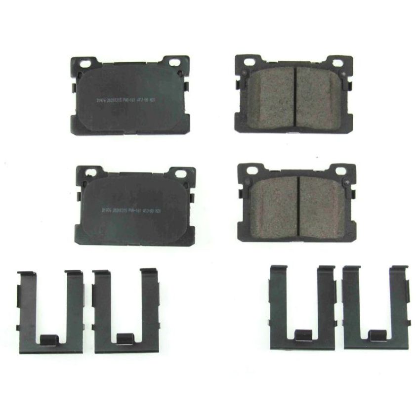 PowerStop 17-1976 PowerStop - Z17 Low-Dust Ceramic Brake Pads with Hardware
