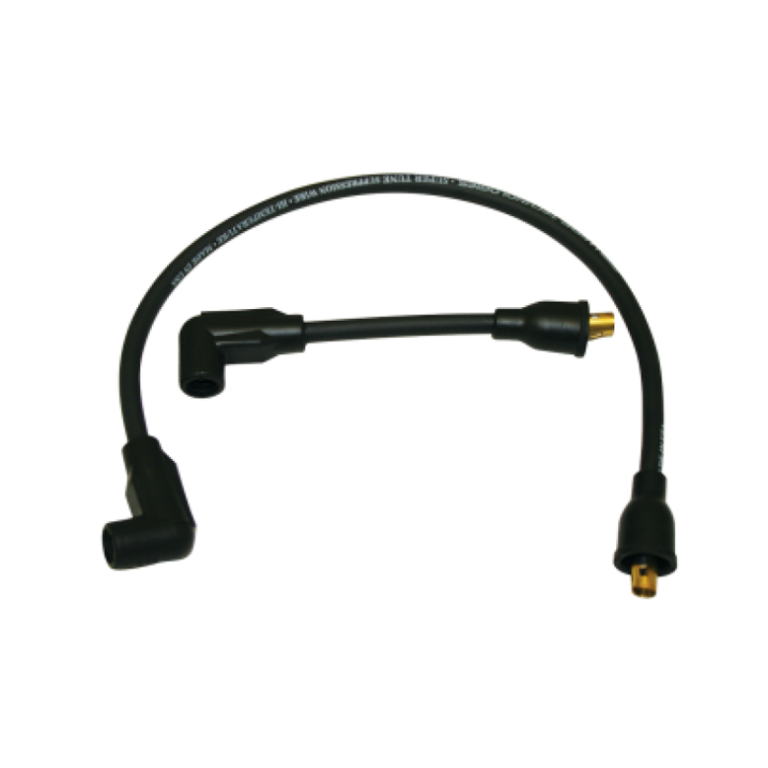 Moroso 27283 65-78 Harley-Davidson FL/FX Suppression Core Wire Set - Black