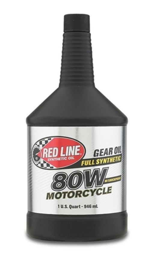 Red Line 80W Motorcycle Gear Oil w/ Shockproof Quart