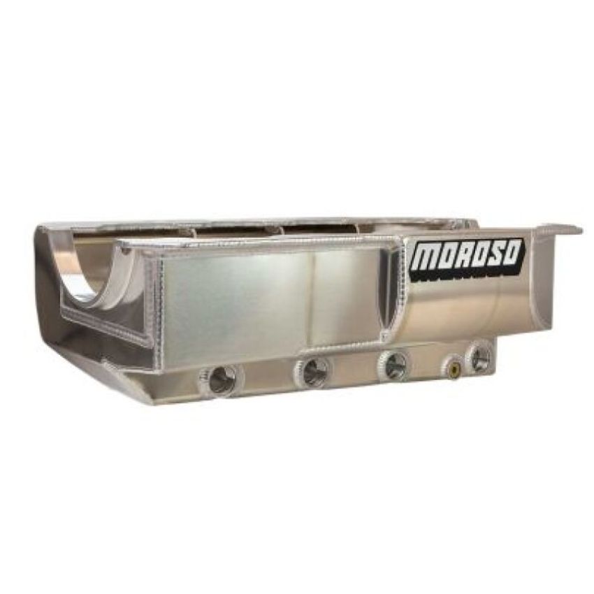 Moroso 20240 Mountain Motor Pro Stock CFE 5in Bore Space DRCE4 Style/GM DRCE4 Dry Sump Aluminum Oil Pan