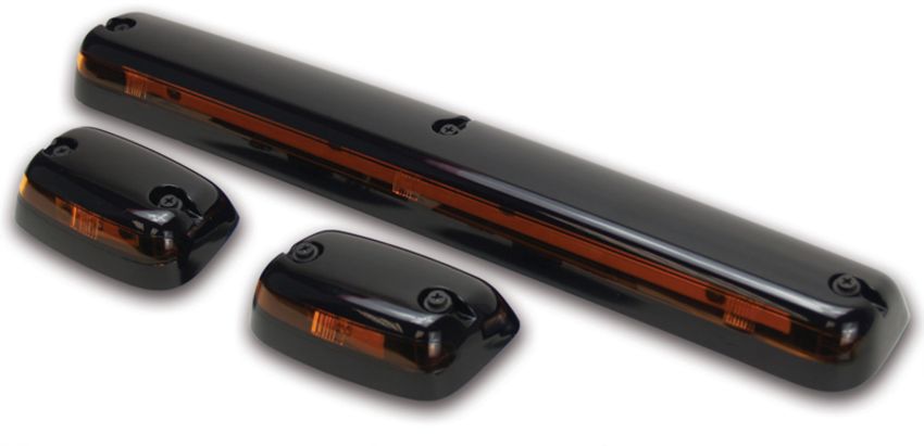 Pacer Performance 20-265 LED Amber Hi-5 Cab Roof Light Kit, 07-14 GM Style