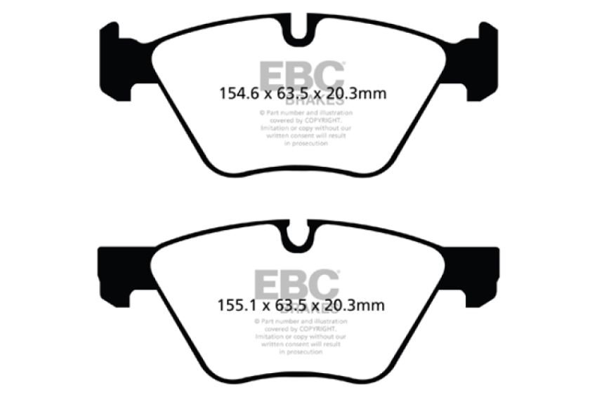 EBC Brakes DP31493C Redstuff Ceramic Low Dust Brake Pads