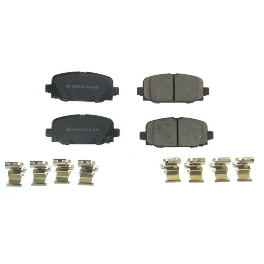 PowerStop 17-2081 PowerStop - Z17 Low-Dust Ceramic Brake Pads with Hardware