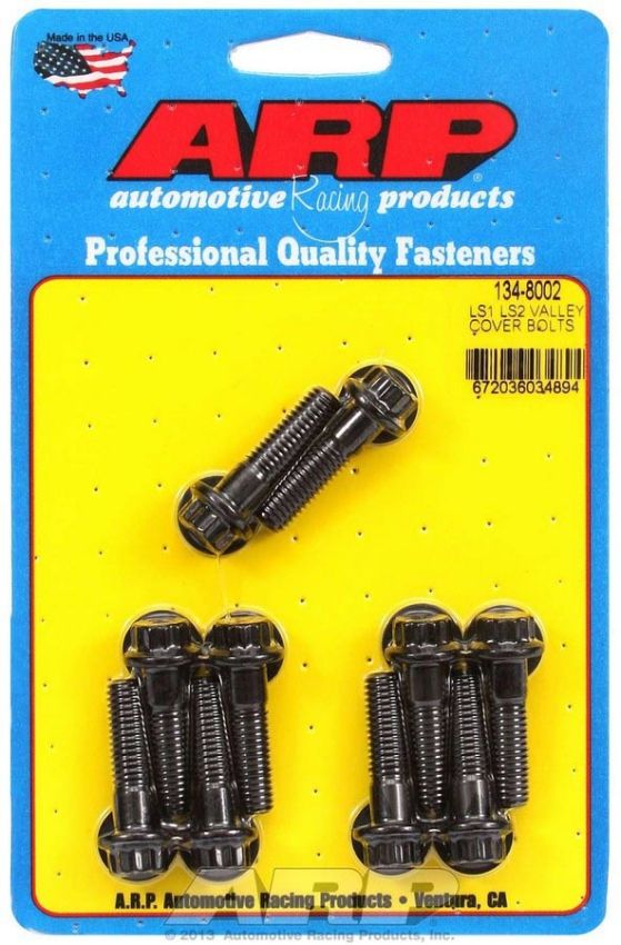 ARP ARP134-8002 Valley Cover Bolt Kit 12pt. LS1/LS2