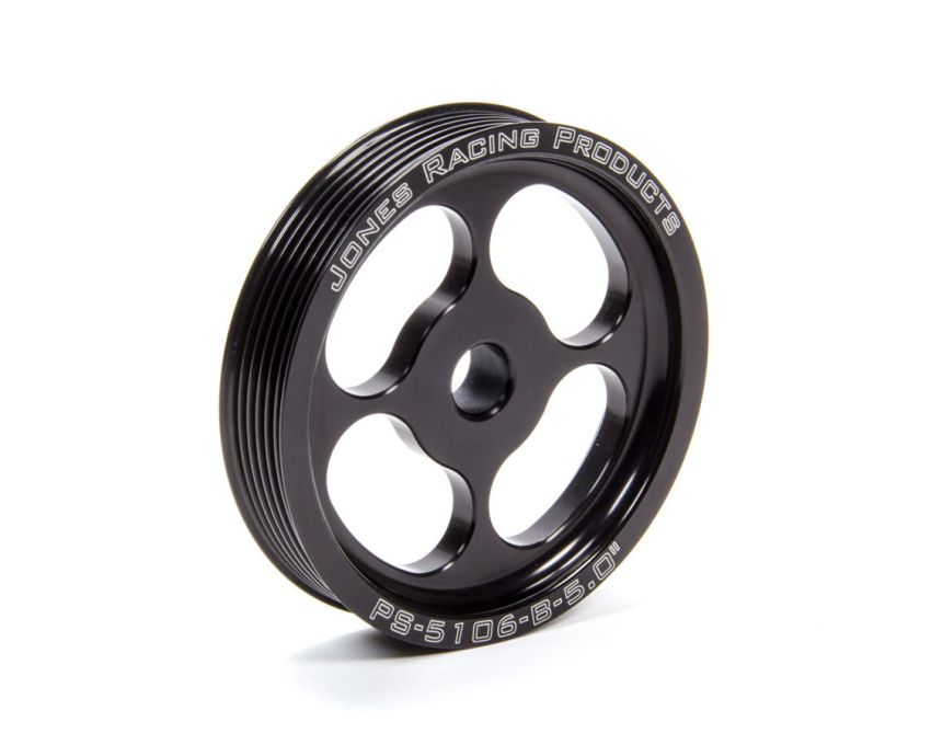 JONES RACING PRODUCTS JRPPS-5106-B-5.000 P/S Pulley 6 Groove Serpentine 5in Press Fit