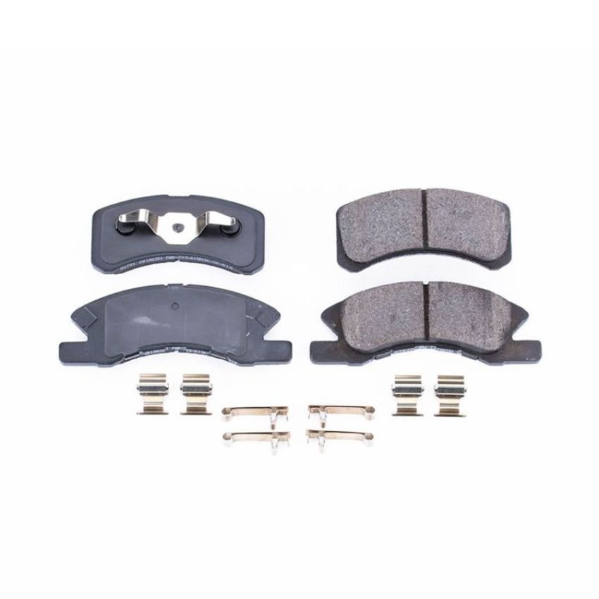 PowerStop 17-1731 PowerStop - Z17 Low-Dust Ceramic Brake Pads with Hardware