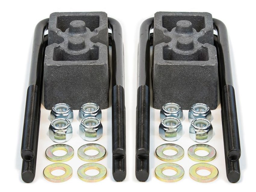Daystar 2009-2019 Ford F-150 2WD/4WD - 2in Rear Block & U-Bolt Kit